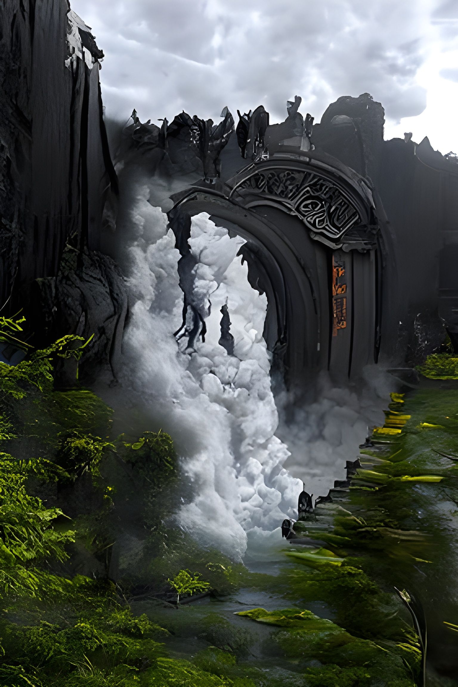 The entrance to Hell