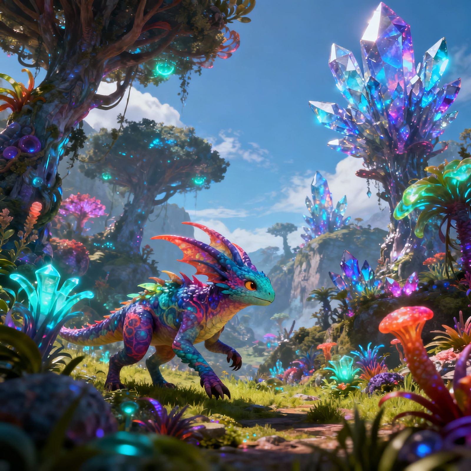 Fantastical World of Bizarre Creatures and Plants in 3D Anim...