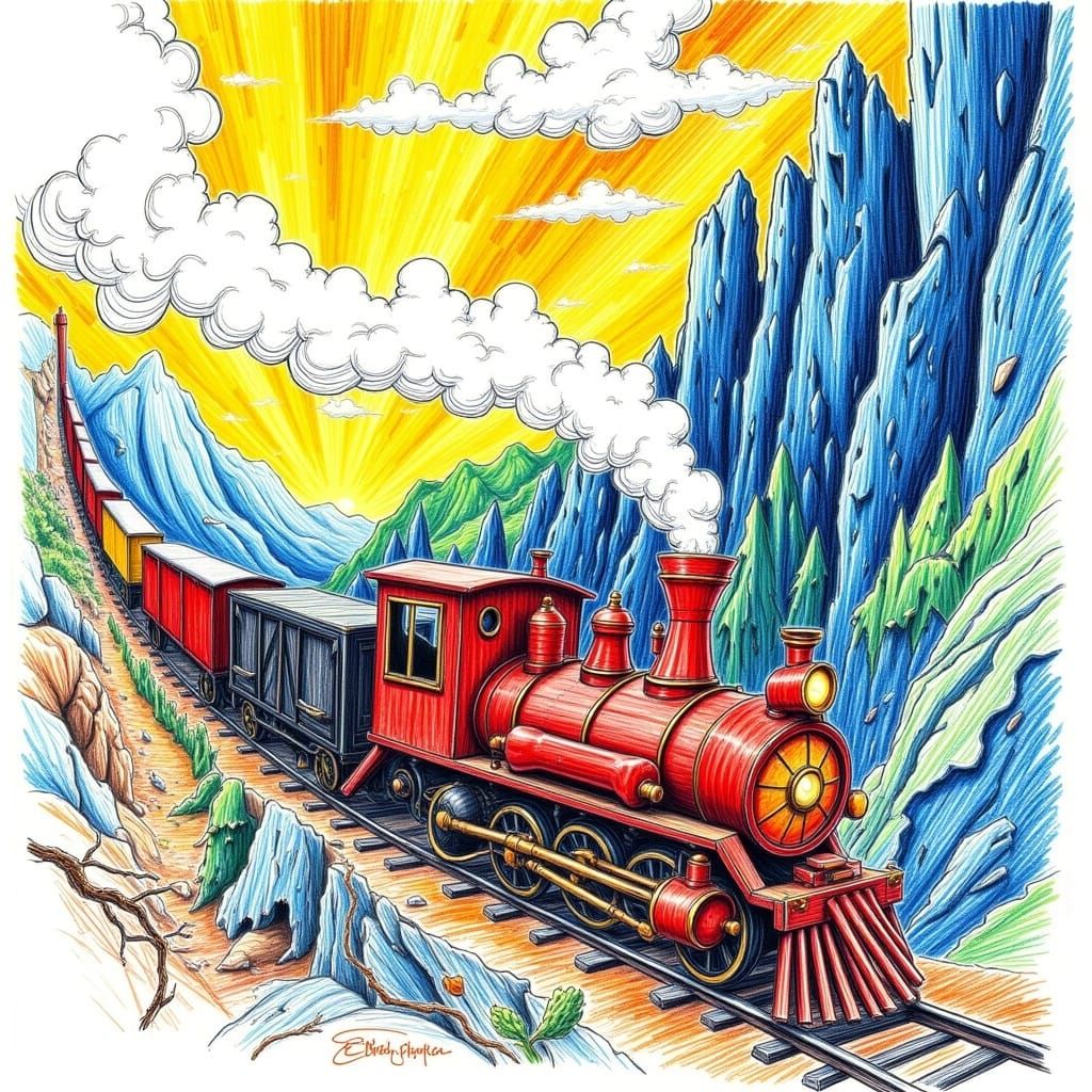 Little Red Engine Conquers the Blue Mountain