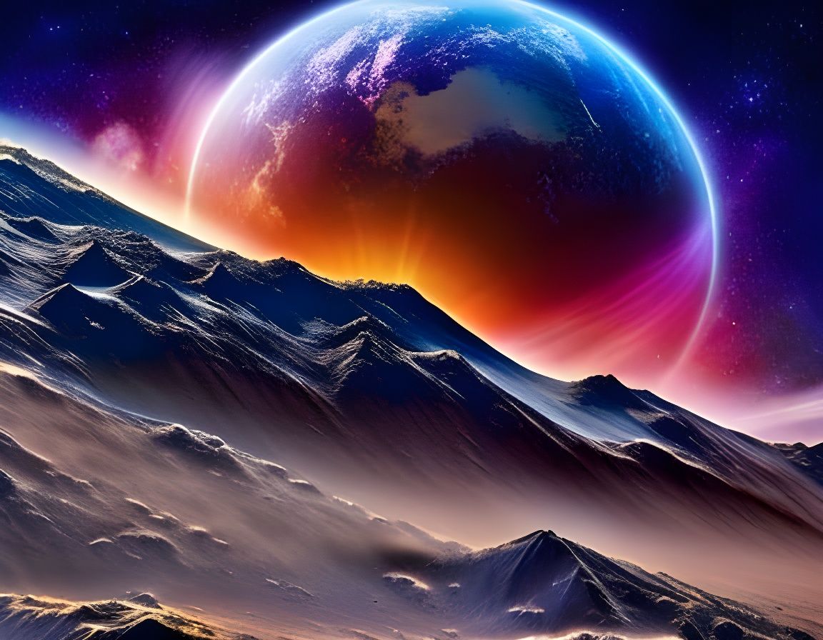 Planet destroyer en route to earth