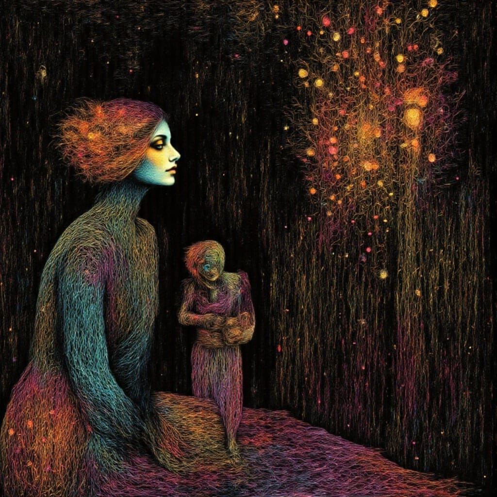 Bella the Fox at Vintage Theatre in Mixed Media Style