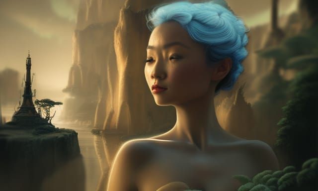 Geisha in Tokyo Drift: Hyperdetailed Digital Art