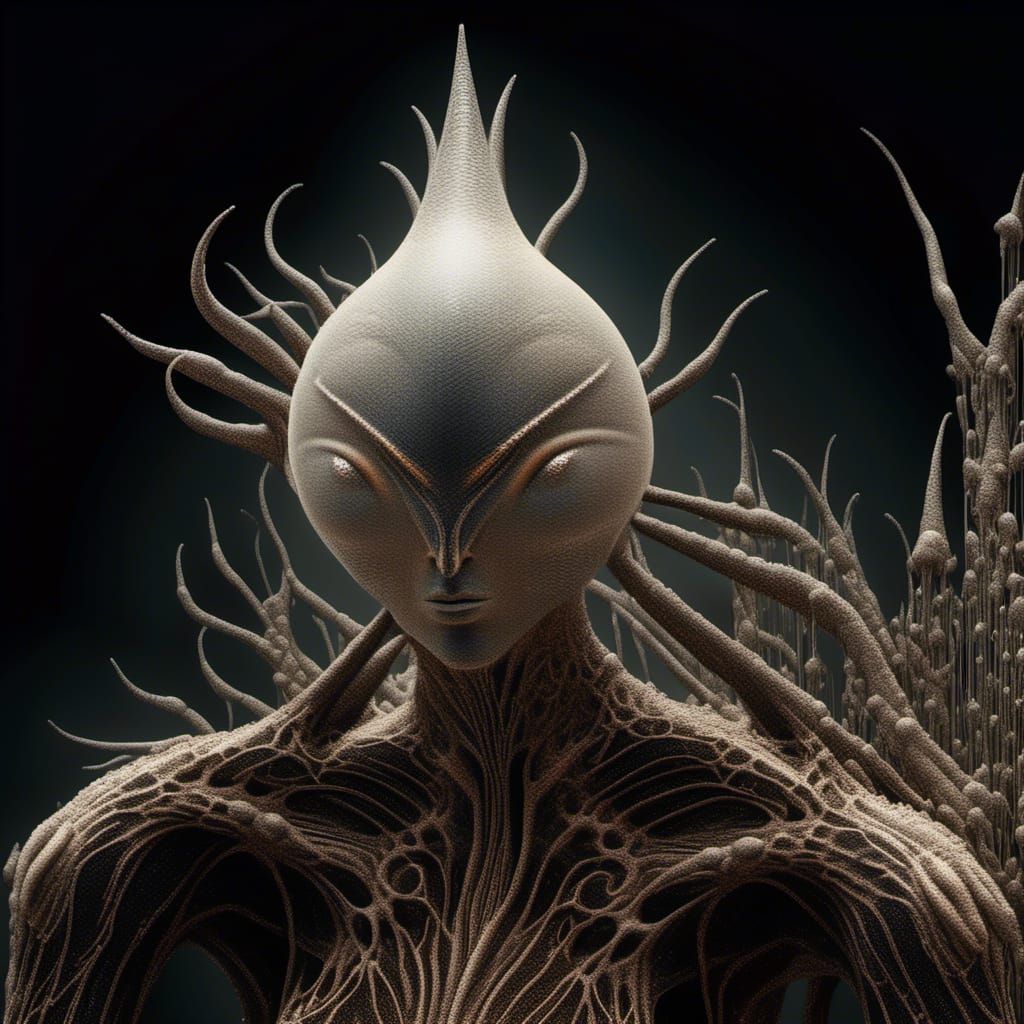 Surreal Aliens in a Magical Landscape