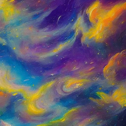 Dreamy Portrait in Impressionist Gouache Style