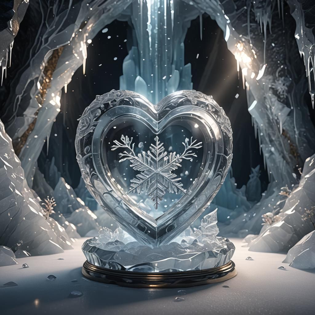 Icy Heart Phial in Enchanted Cavern