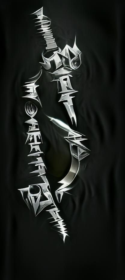 Minimalist Metal Band T-Shirt Design