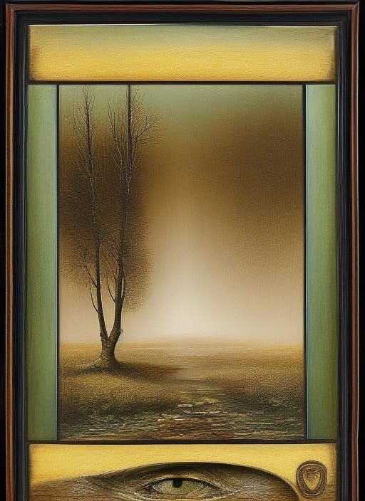 Faceless Empress of Blood and Decay in Surrealism Style