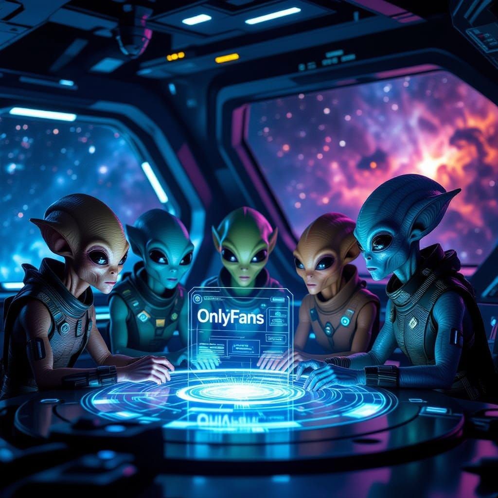 Curious Aliens Discover Holographic Interface in Sci-Fi Obse...