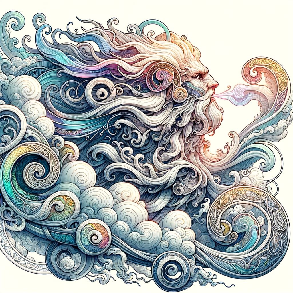 Elemental air spirit.