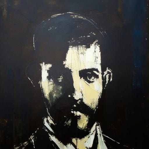 Young man's face