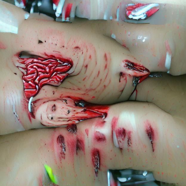AI Generated Image of Gore