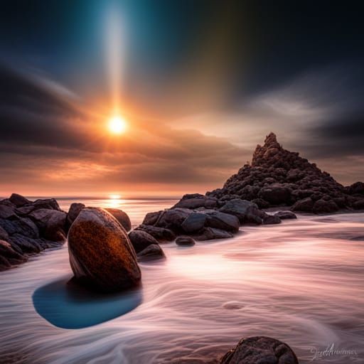 Mystical Birthstone Rendering with Intricate Details