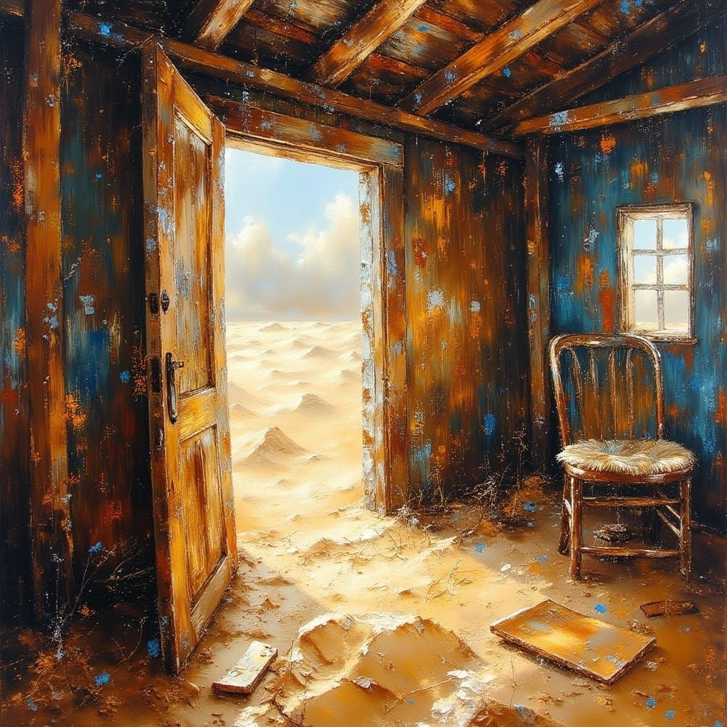 <lora:Exquisite Flux:1.0> Photo of the interior of a dilapid...