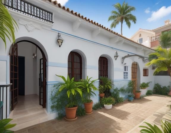 Canary Islands colonial house