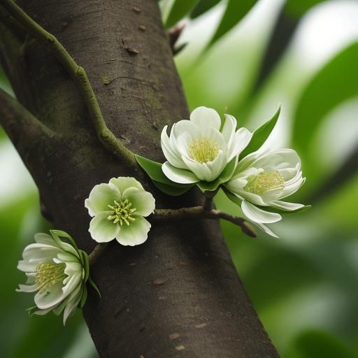 Alphitonia Excelsa Tree: Close-Up Macro Photograph