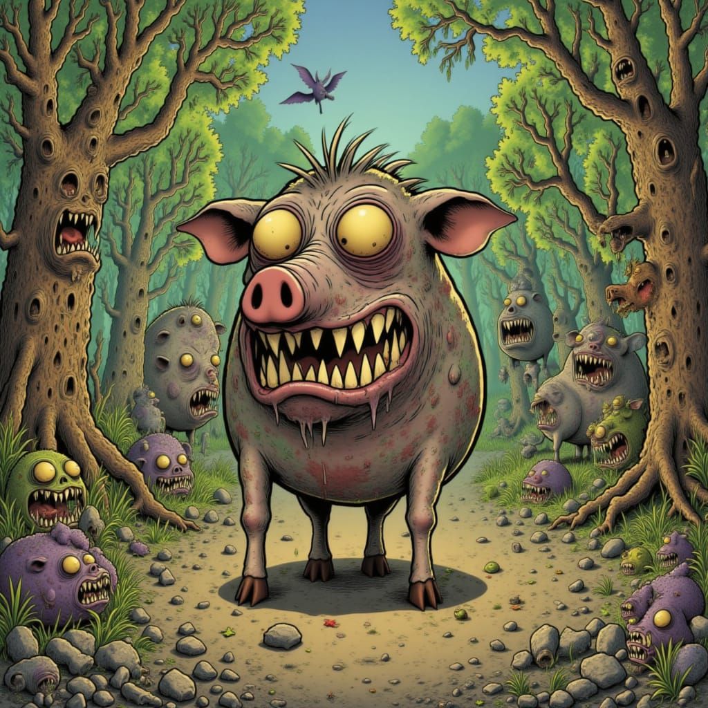 Abstract Digital Art with Mucksnuffler Style