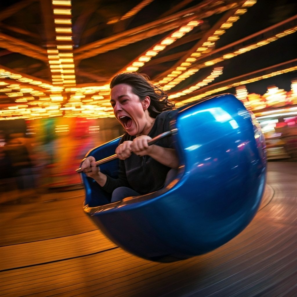 Vertigo at the Fairgrounds: A Tonalist Painting