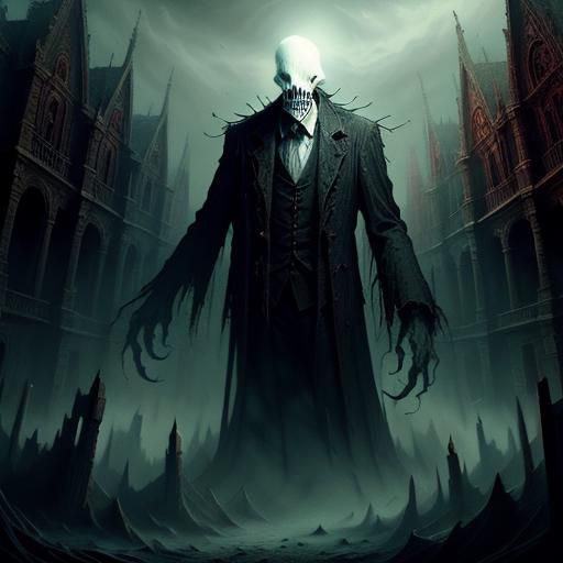 Slender Man God Mode: A Gothic Horror