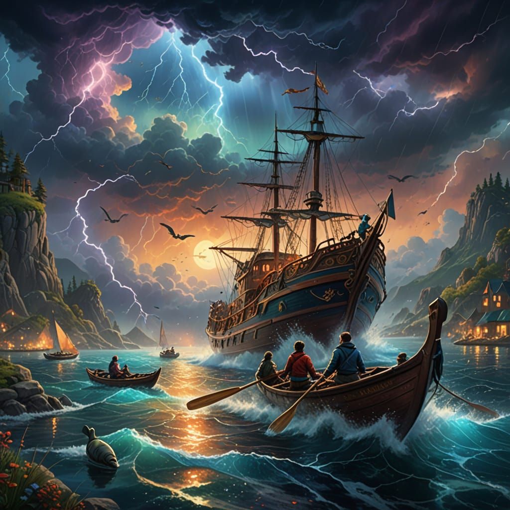 A majestic thunderstorm ⚡⚡