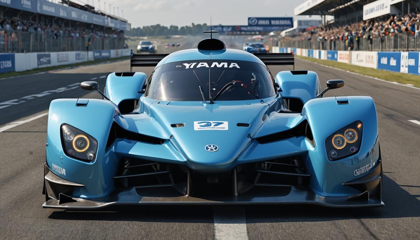 Futuristic Yamaha GTP Race Car at Le Mans
