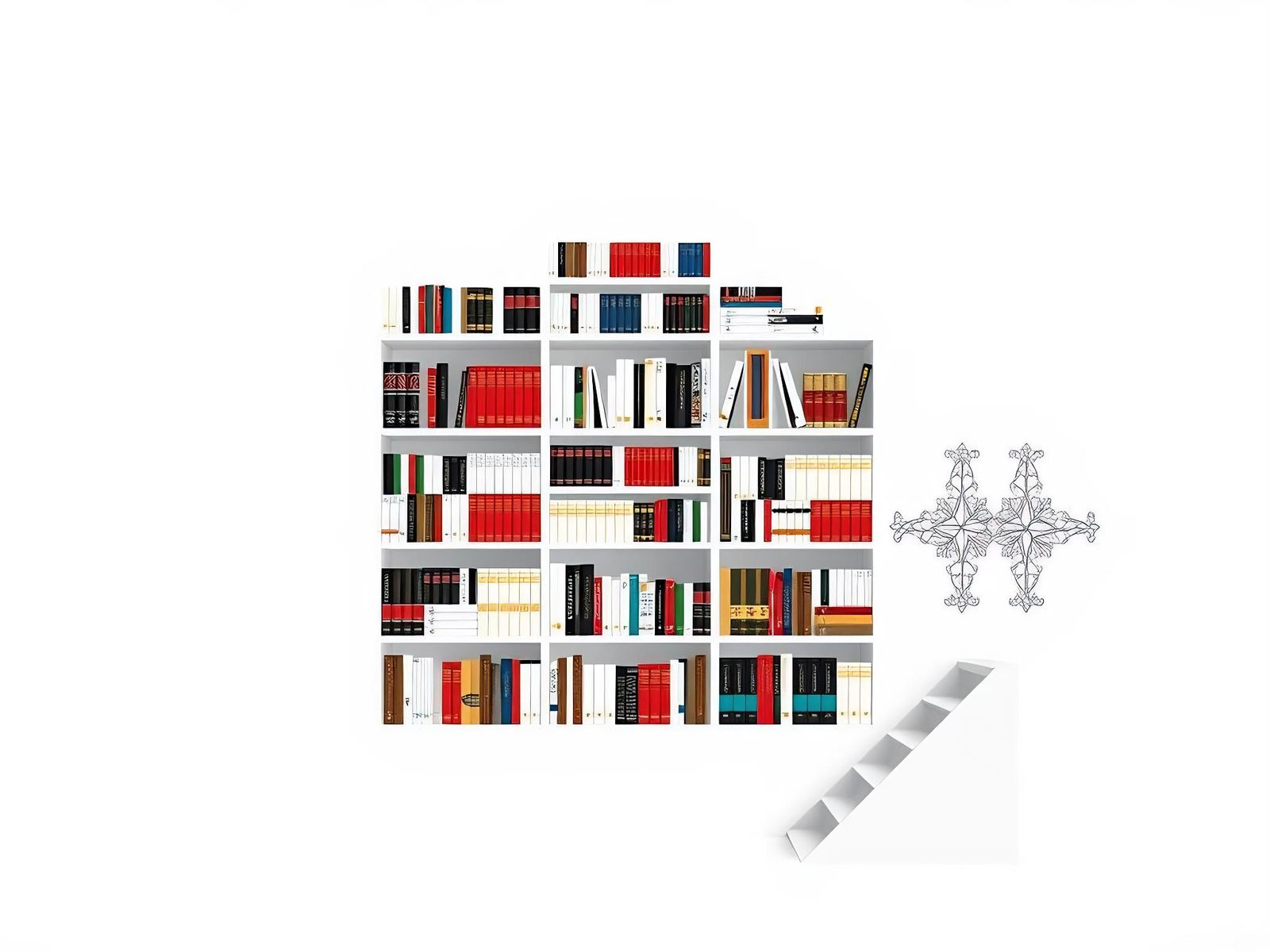 Minimalist Brain Unveiling Layered Concepts on White