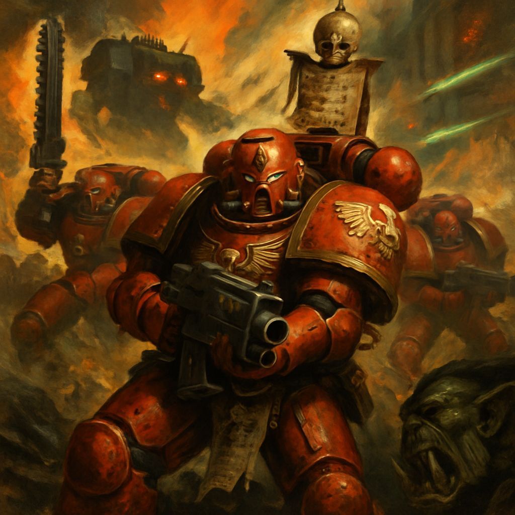 Warhammer 40K Inspired Gothic Sci-Fi Art