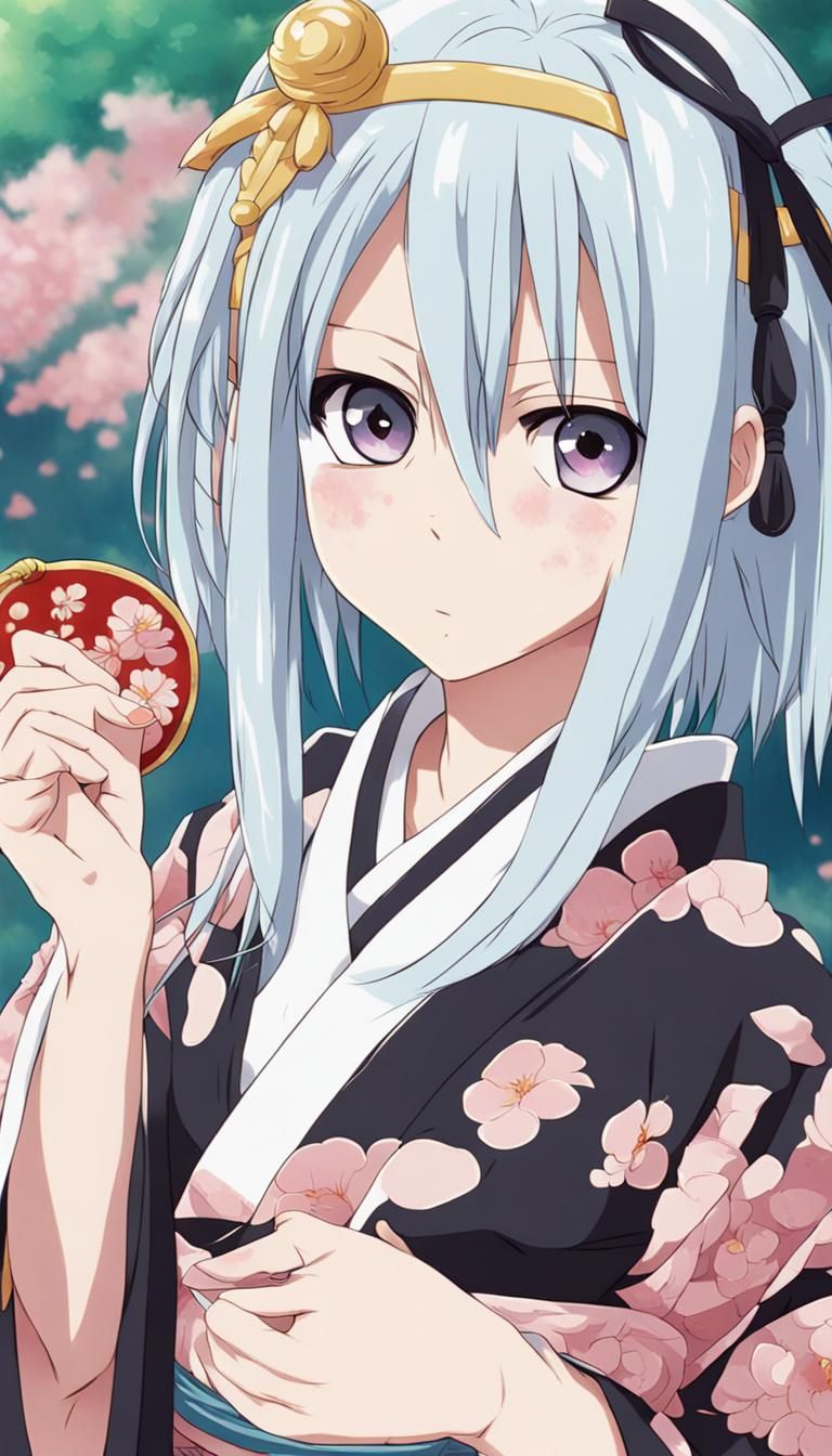 Ramiris in Kimono: Anime Key Visual Style