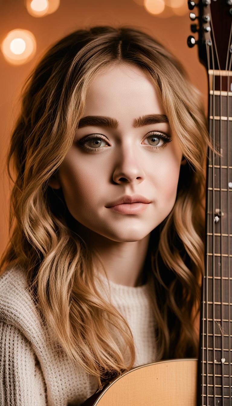 Intimate Portrait of Musician in Cozy Studio