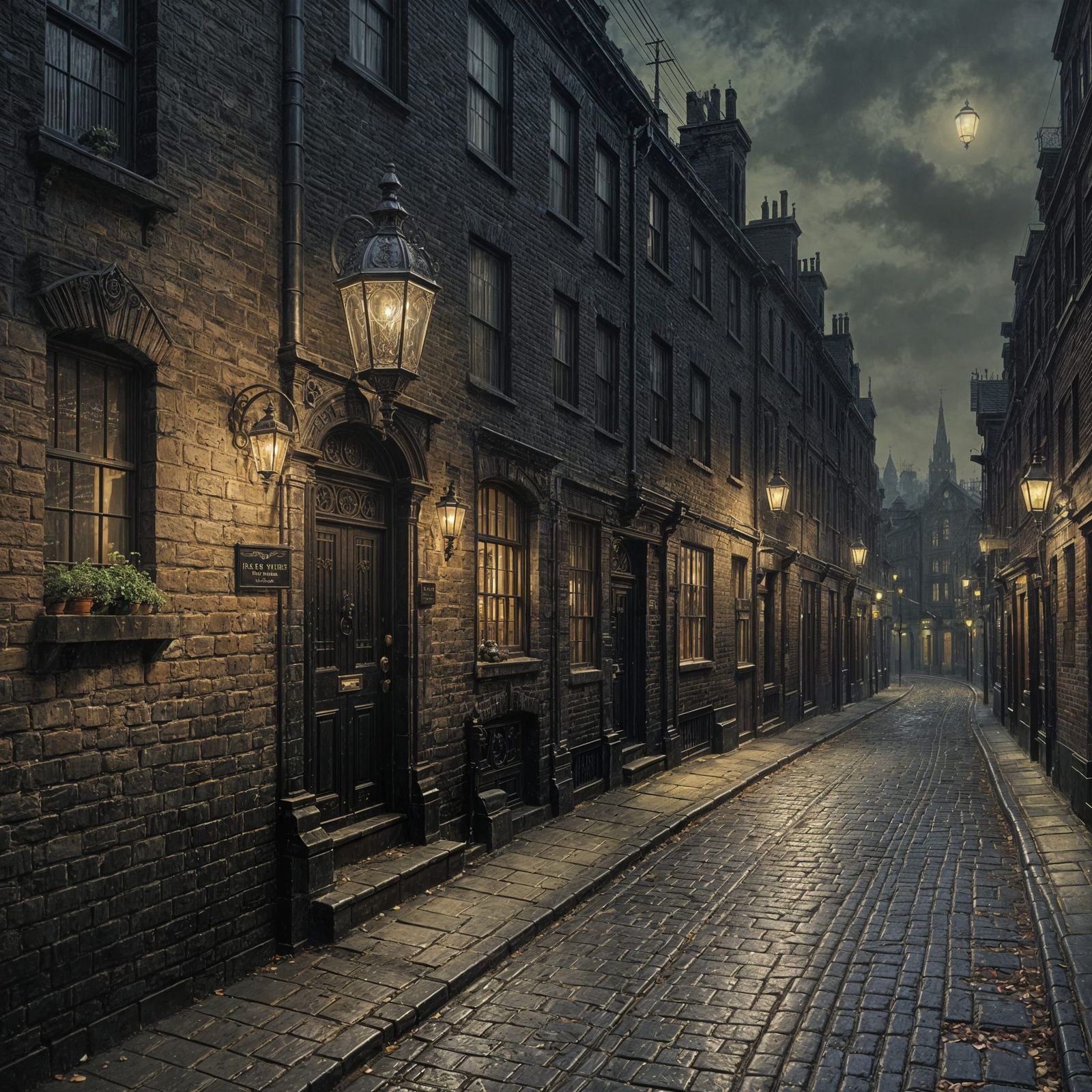 Victorian era's street