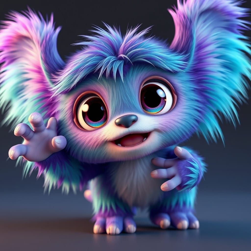 Vibrant Gizmo Sully Hybrid in Anime Style