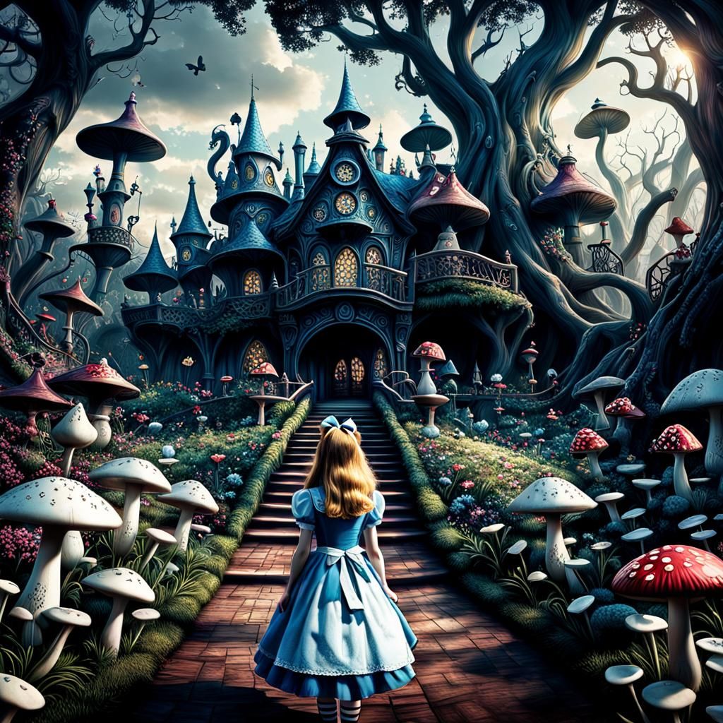 Dark Disney: Alice in Wonderland in HDR