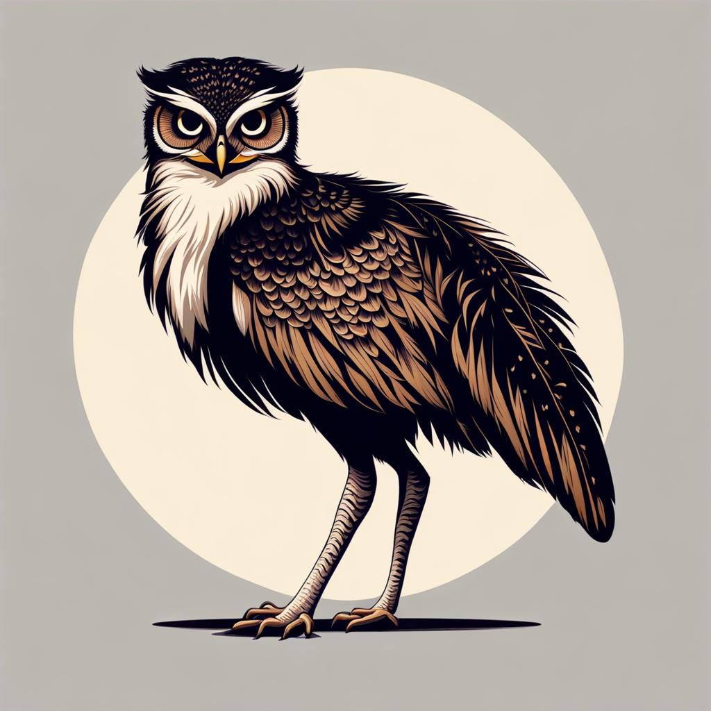 Tender Owl Ostrich Talented Sasdy Intellegent Elegant