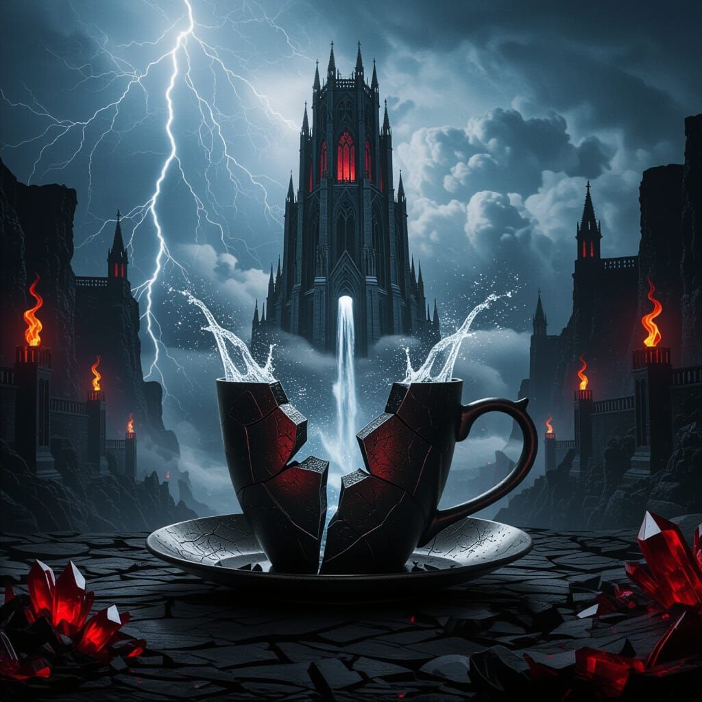 Abyssal Tower in Shattered Cup Double Exposure