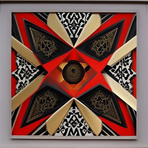 Psychedelic Clock Face in Hyper-realistic Style