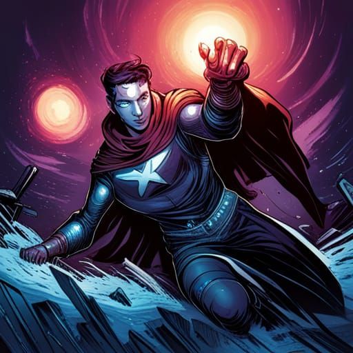 Modern Comic Book Art in Mark Brooks Style