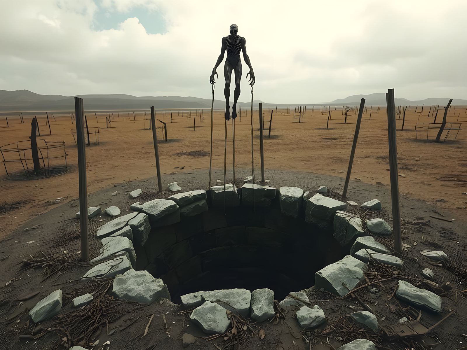 Eerie Thing Emerges from Crumbling Well