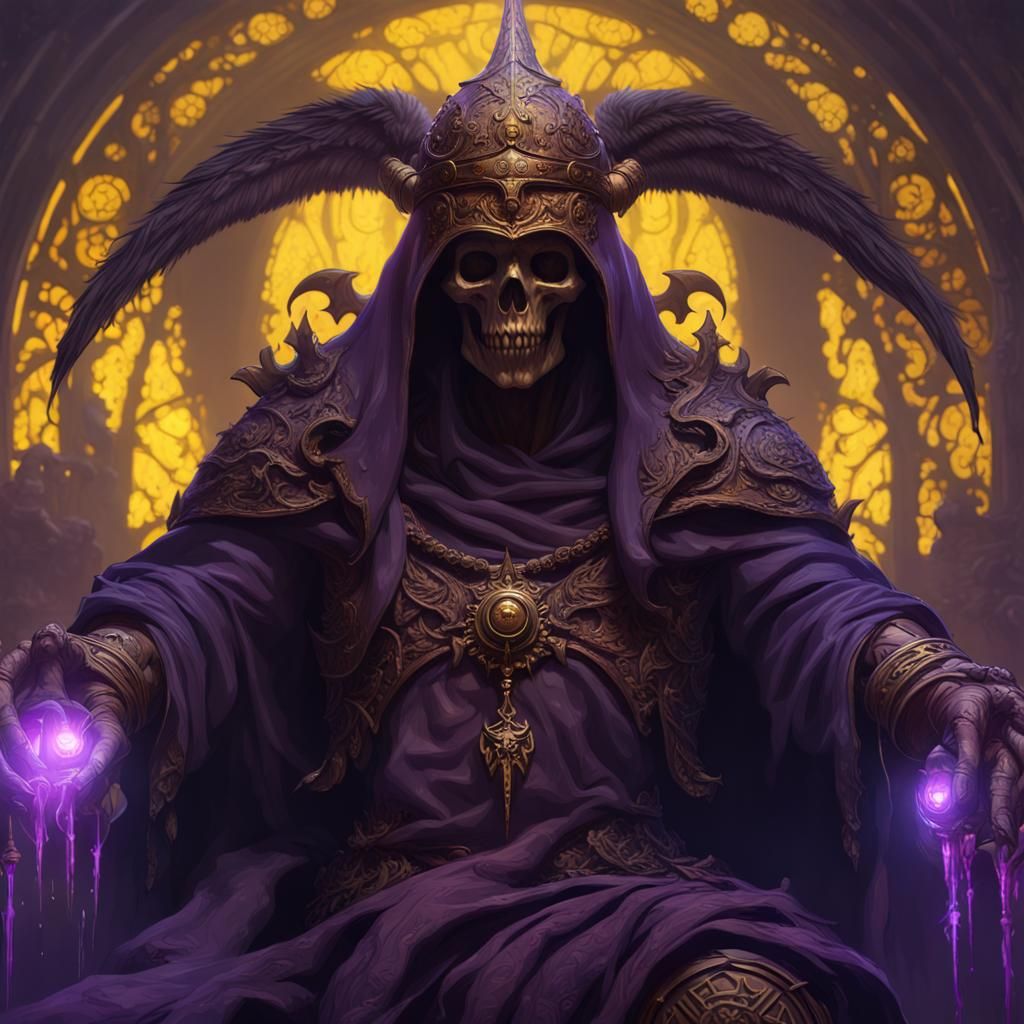 God of Death: Dark Fantasy Concept Art