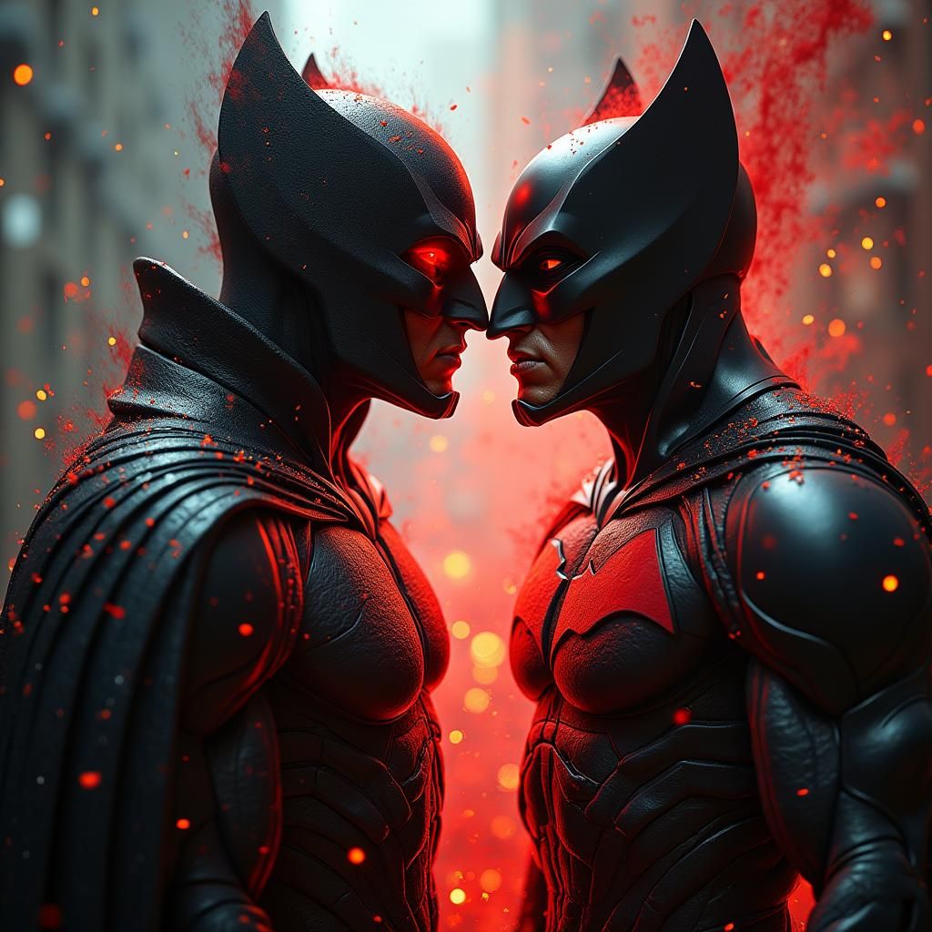 Hybrid Character: Spawn, Wolverine, Batman, Vader