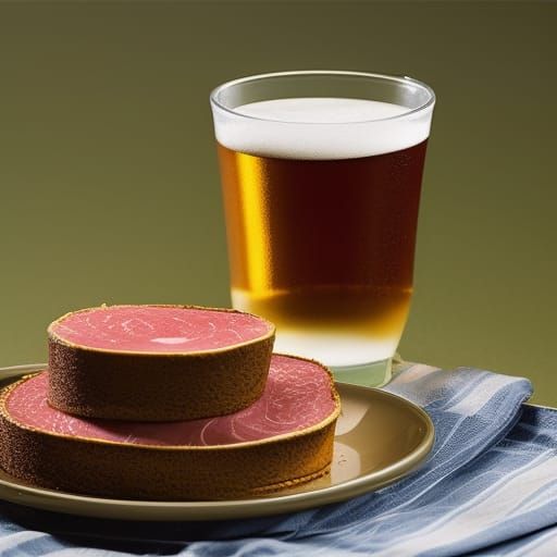 Disgusting 1950s Food in Chromalithography Style