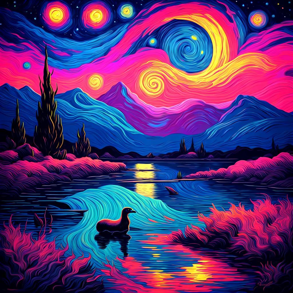 starry night van gogh