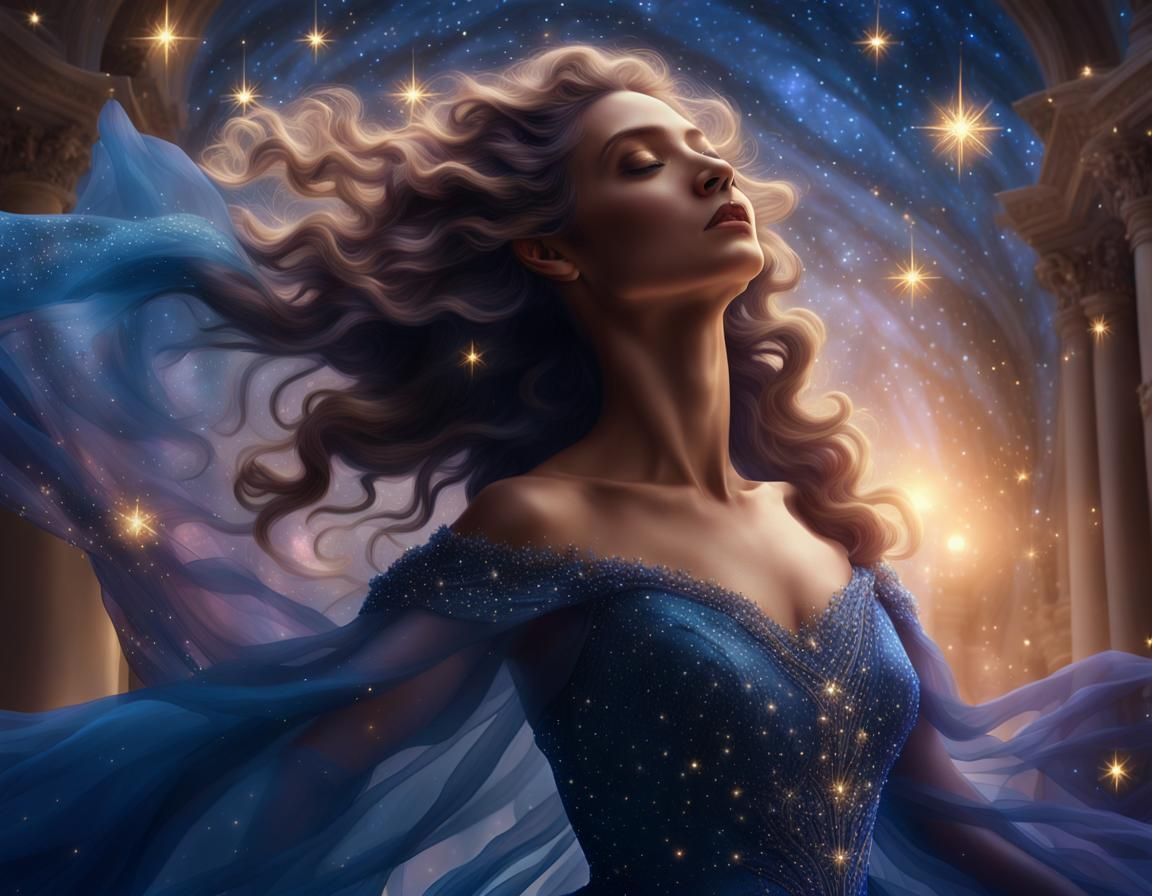 Baroque Star Dancer in Ethereal Light