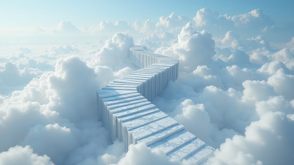 Cloud Datacenter in Escher-Inspired Impossible Architecture