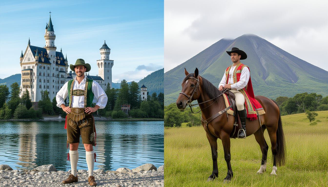 Surreal Duel: Bavarian Trachtler vs. Sabanero