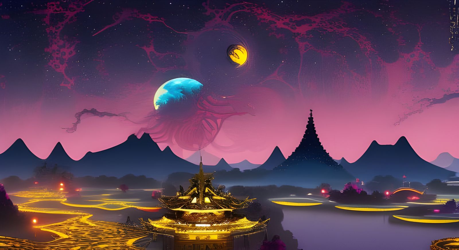 Good Night NC #230: Night Over @Reisang City On The Planet Rei