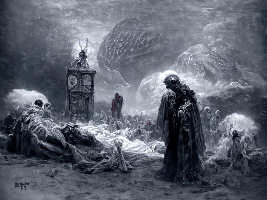 Horrific End of Time, Engraving Style