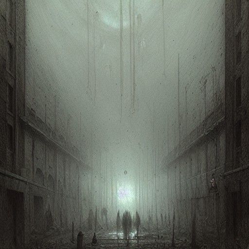 Silent Hill in Eerie Horror Style