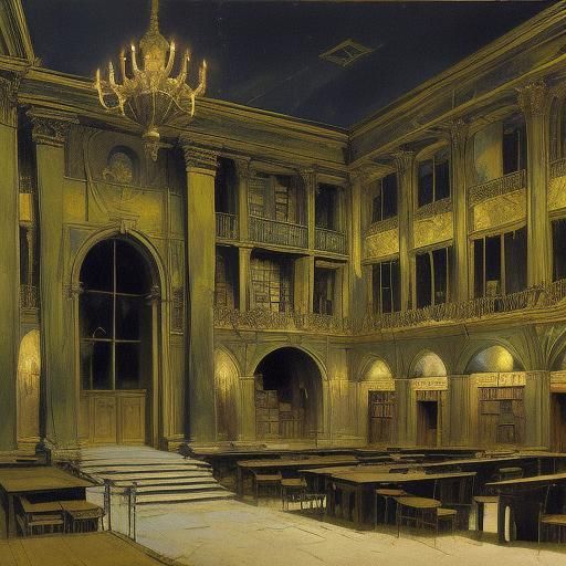 Vampire's Dark Library: Expressionist and Symbolist Styles