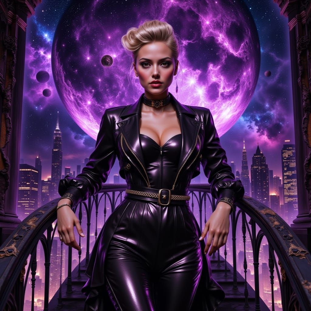 Bold Asexual Icon in 1940's Style