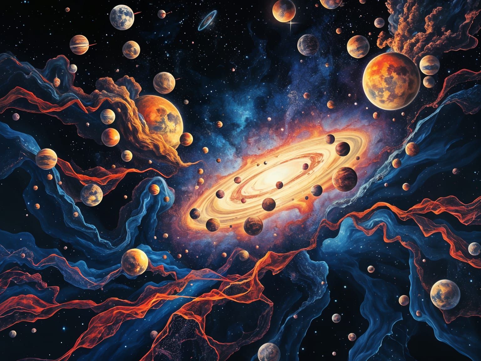 Quantum Fabric: A Contemporary Space Art