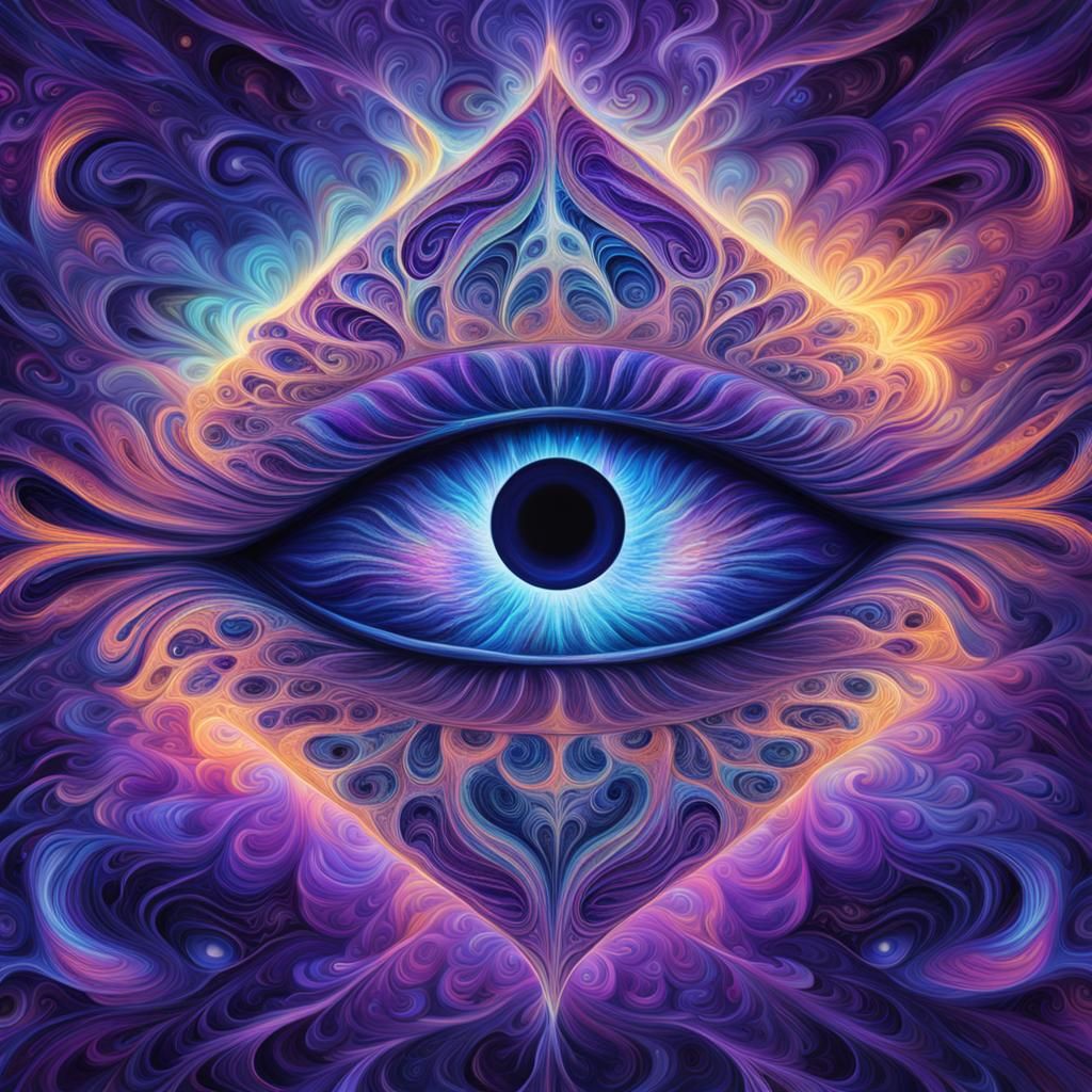 Visionary Wormhole Unfolding Within Third Eye